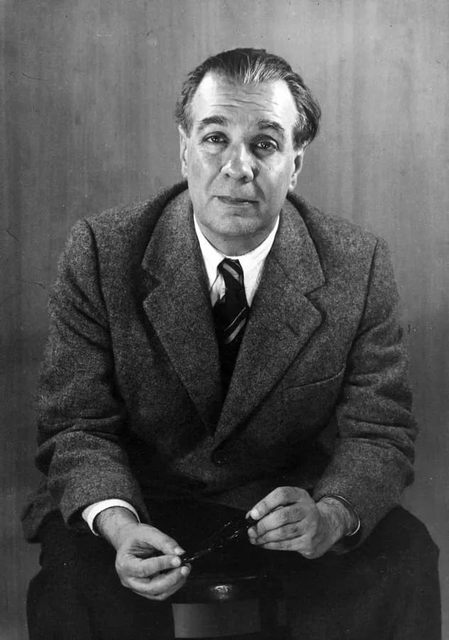 Retrato de Jorge Luis Borges en 1951